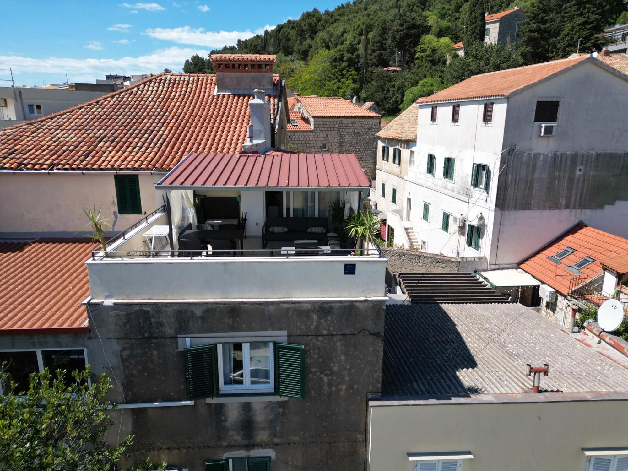 Prime Location Penthouse Apt With A Large Terrace Split Buitenkant foto